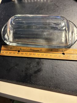 Glass Butter Tray 