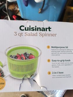 Cuisinart 3 qt salad spinner