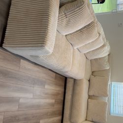 Fluffy Style Couches (Beige)