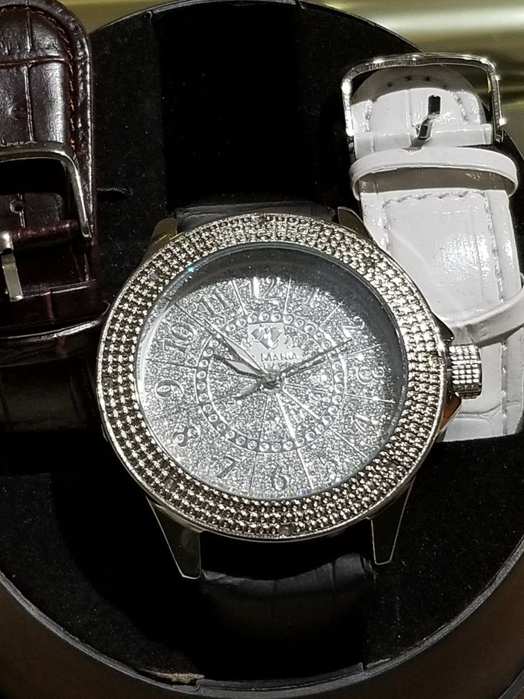 ice mania watch..... diamond watch..two band