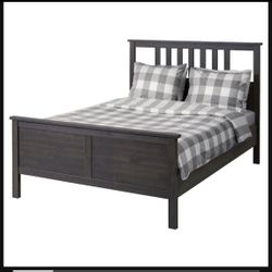 Gray King Size Hemnes Bed