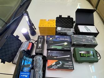 Selling some high-intensity flashlights and headlamps