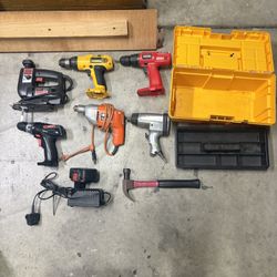 Drills / Jigsaw / Toolbox 