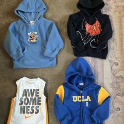 Toddler Boys Size 2-3 Hoodies $5.00 Each UCLA Jacket $10.00 