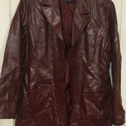 Maroon long jacket