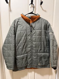 90’s vintage reversible  quicksilver winter jacket puffer fleece  