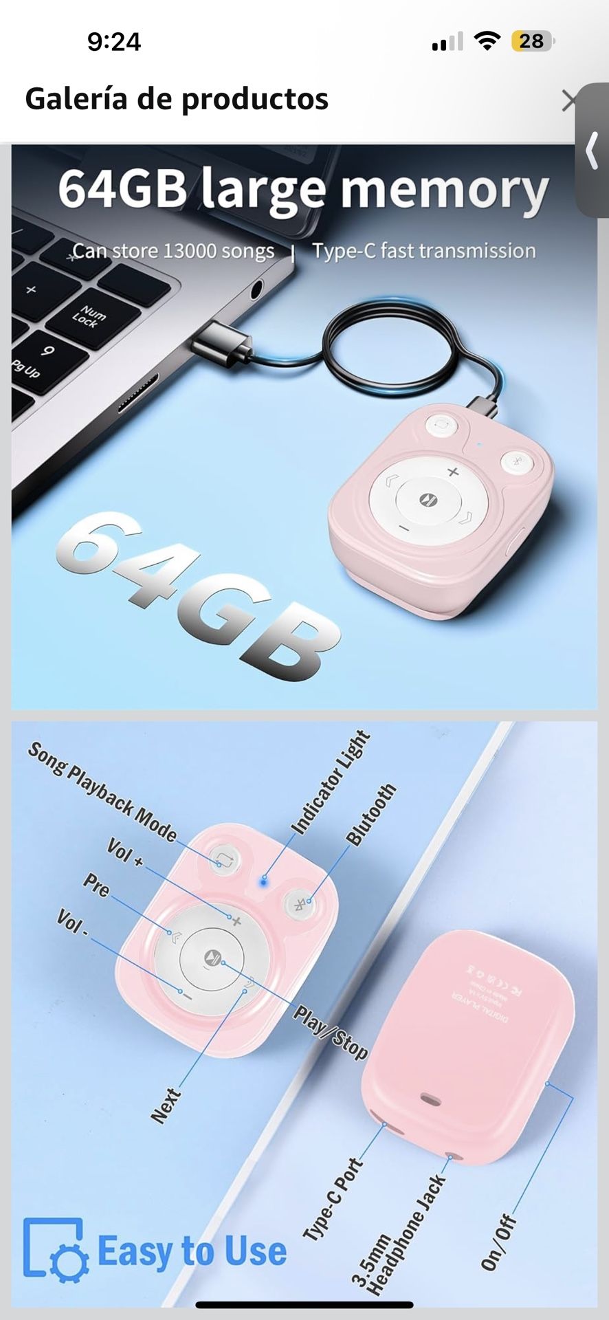 Sports MP3 player