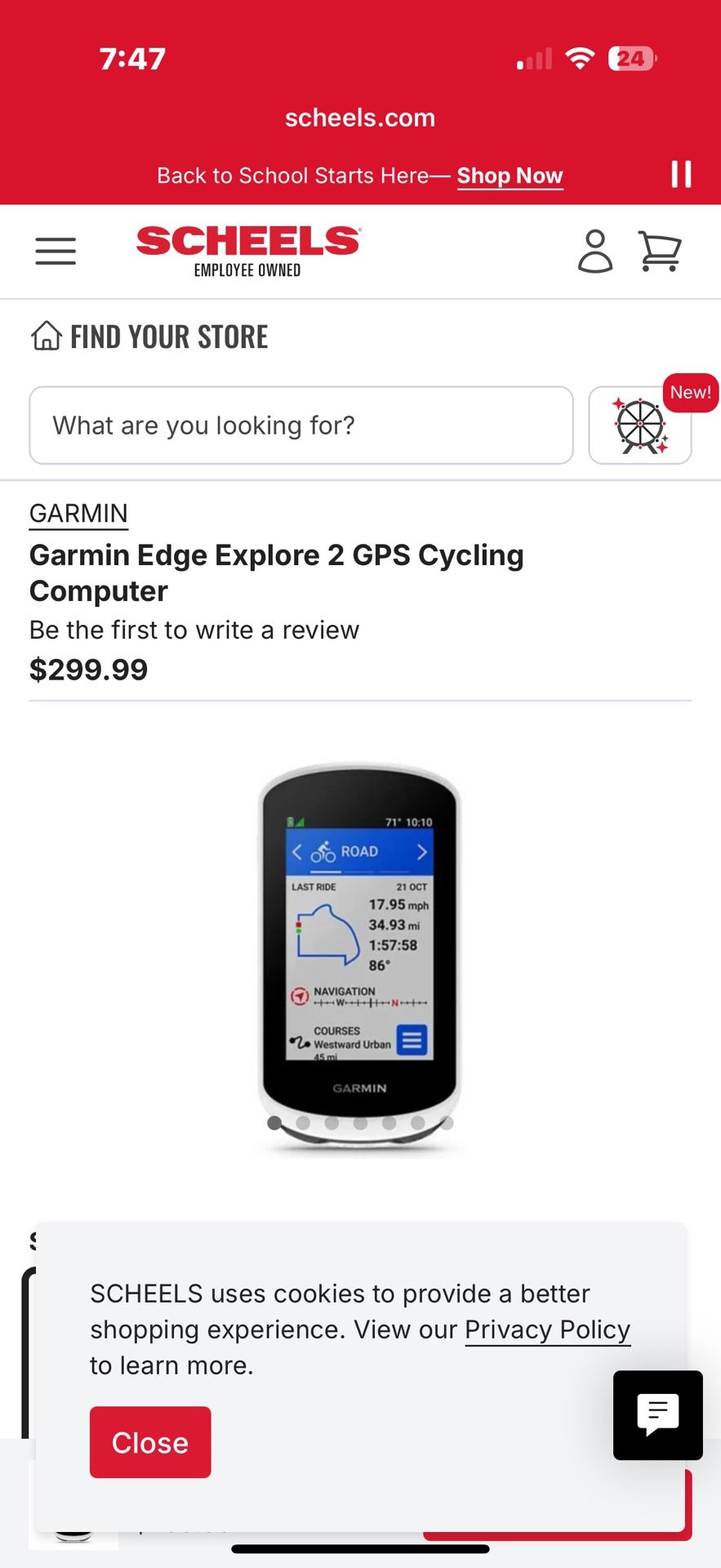 Garmin Explore 2 Bike Computers