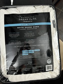 KING Goose down Luxury Comforter (Light Warmth)