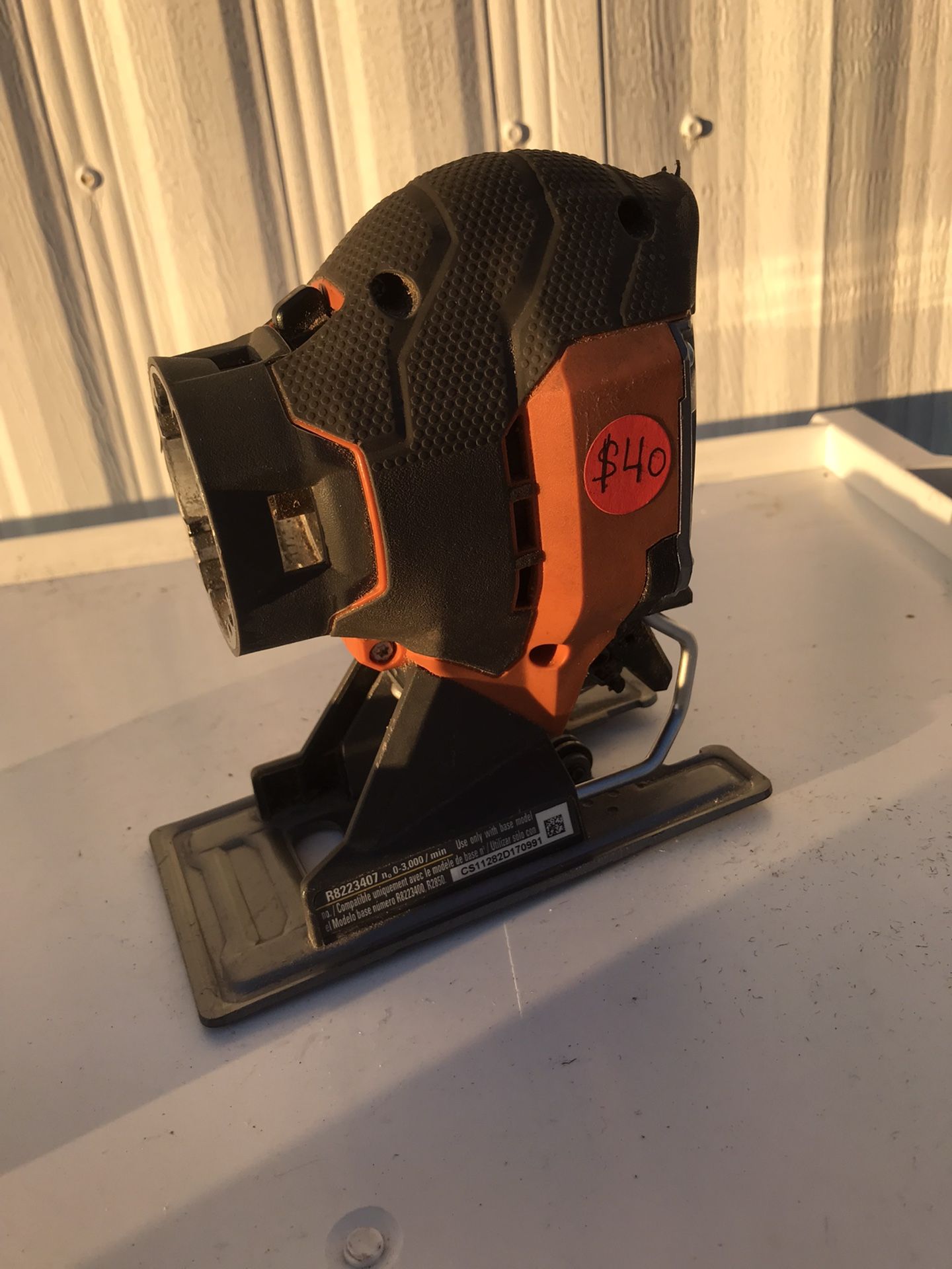 2 Ridgid JobMax Multitool Attachments