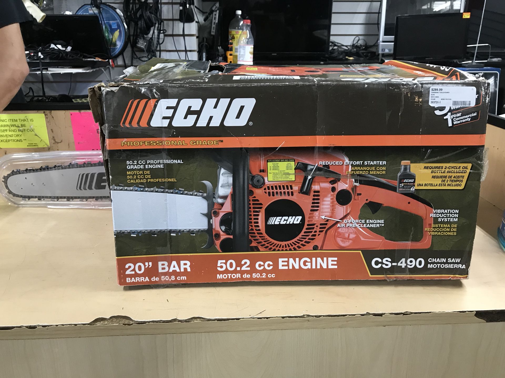 Echo 20” chainsaw Bar New in Box!