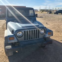 1998 Jeep Wrangler TJ Sport 4.0L + Donor Parts Jeep – Read Description