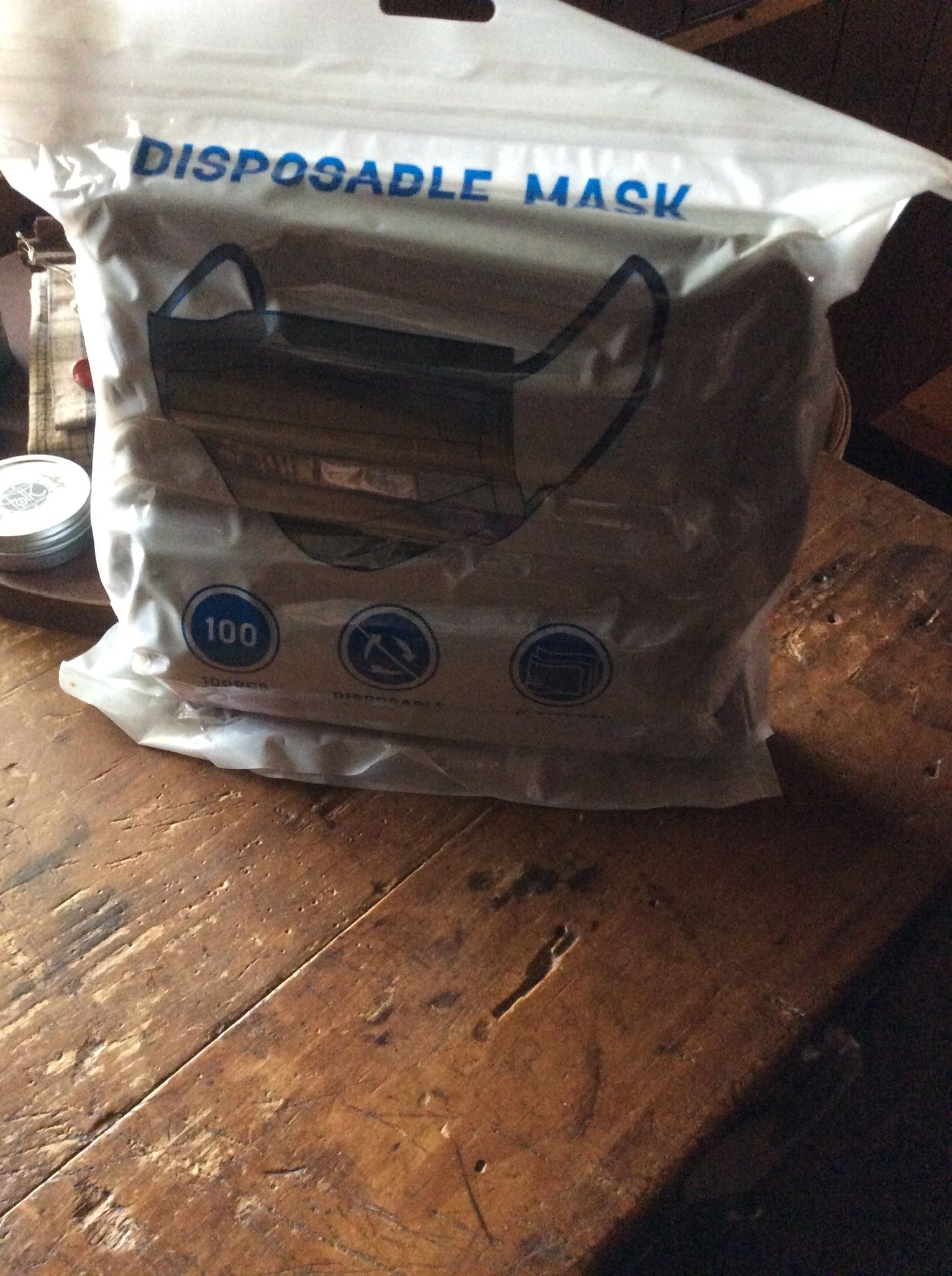 100-3-Layer Face Masks