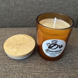 3D’s Essentials Organic Beeswax Candle “Jasmine Scent” 7 oz.