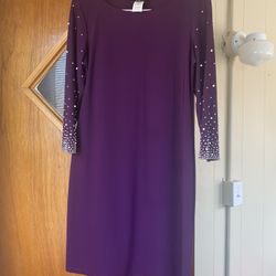 dark purple dress