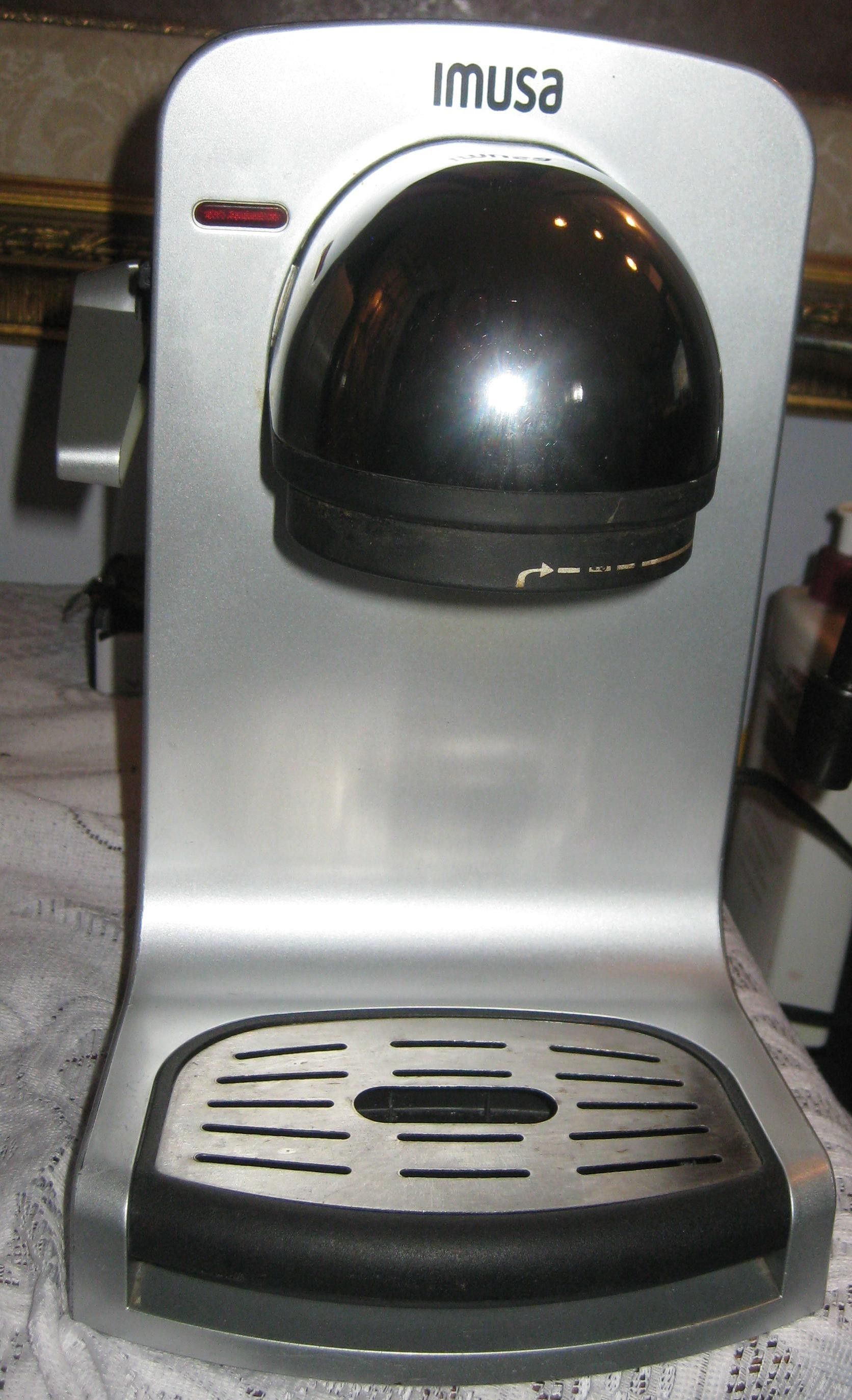 Imusa 4 Cup Bistro Espresso Cappuccino Frothed Coffee Maker GAU 18215