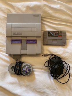 SNES Console + ROTJ Game