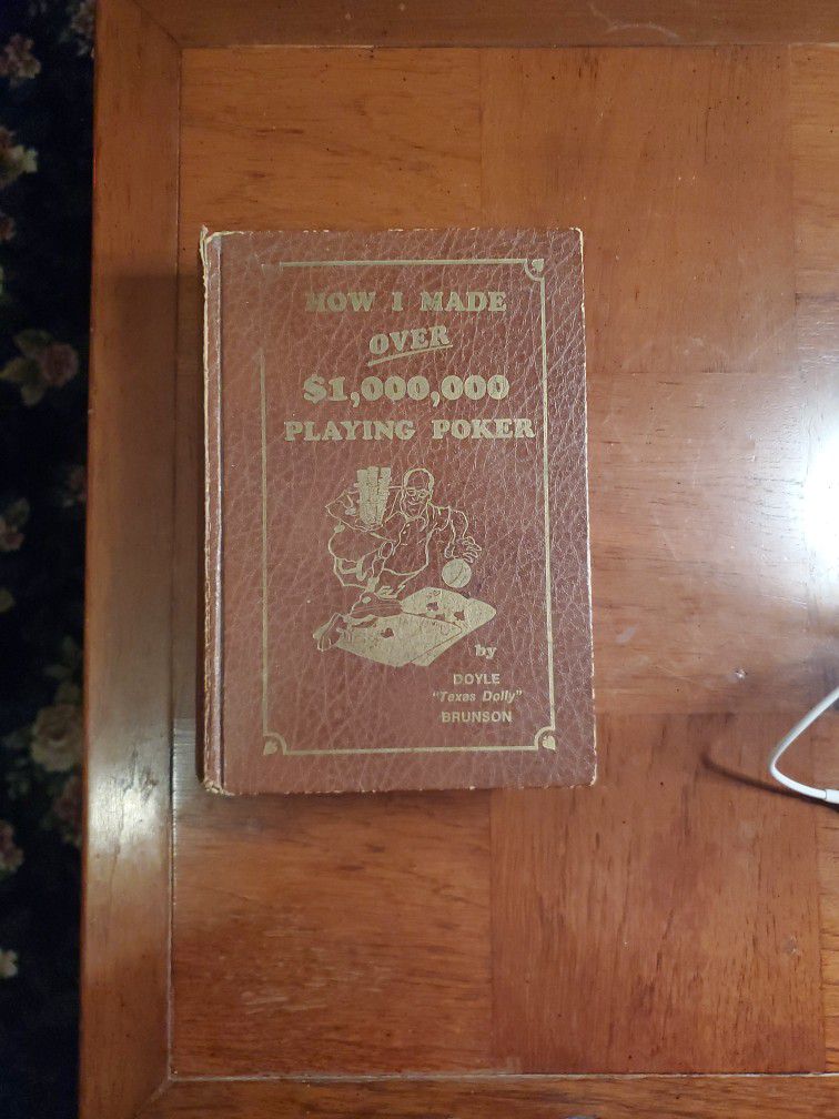 I Made Over 1,000,000 Playing Poker First Edition, First Print