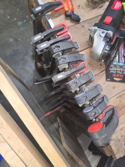 Random wood clamps