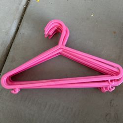 11 kids pink hangers