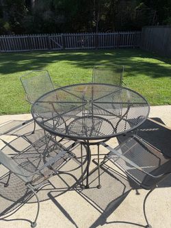 Outdoor Metal Table