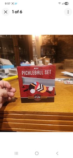 Mini Pickleball Table Top Set.  New SEALED 