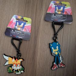 Sonic the hedgehog keychain bundle 