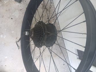 750w square drive Electric Bike Rear Wheel with Hub Motor