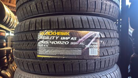 Blackhawk Agility UHP AS 245/40R20 Tire $120 each tire