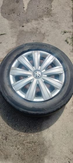 VW rim and tire