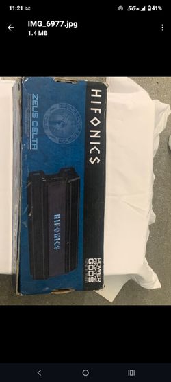 Hifonics zues delta amp
