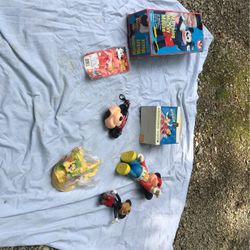 Lot of Mickey mouse vintage items
