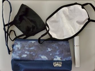 Masks and Sanitizer Sprayer with Carry Wristlet