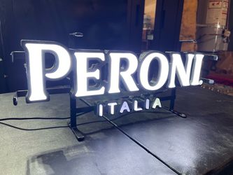 Peroni Italia Illuminated LED Bar Sign