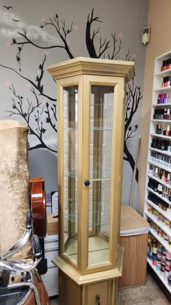 Standing display case