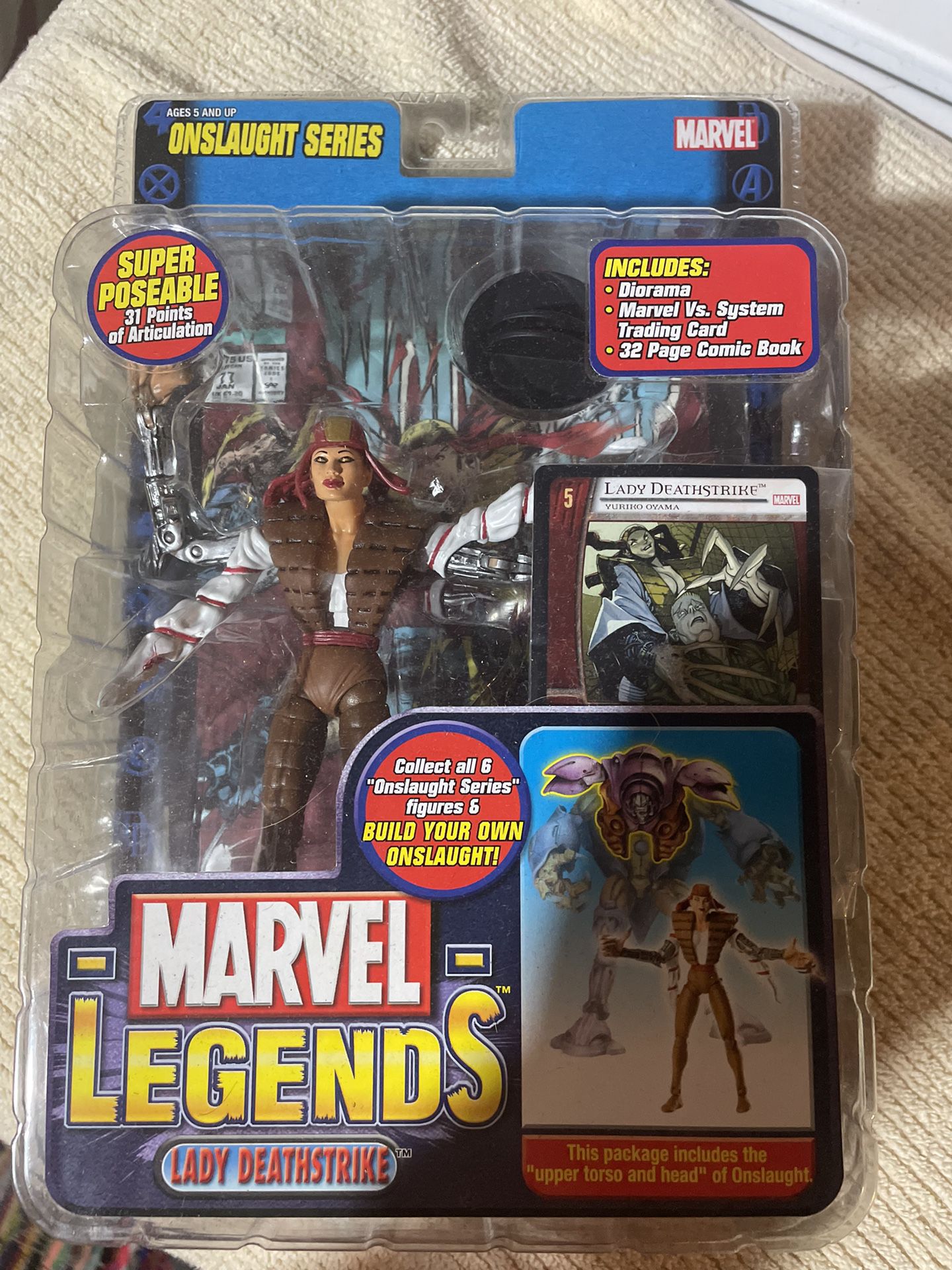 Marvel Legends; Lady Deathstrike action figure 