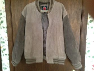 NEW! Men' Suede Bomber Coat