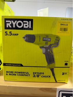 5.5 Amp Corded 3/8 in. Variable Speed Compact Drill/Driver with Bag