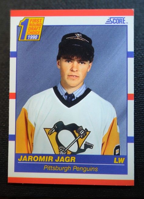 1990 Score Rookie Card #428 Jaromir Jagr 