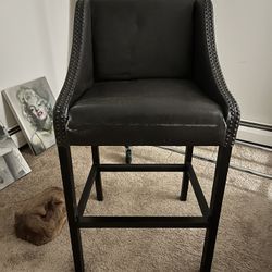 Leather Antique High Chair