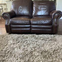 Free Leather Sofa / Loveseat