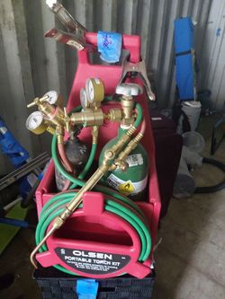 Olsen Portable Torch Kit with Tanks and Hoses