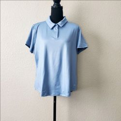 NWT Tek Gear Workout Gear Light Blue Womens Top Size: X-large