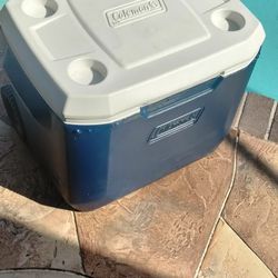 50qt Coleman Extreme Hard Cold Cooler Dolly & Wheels Retails $58.85 Pool Beach Boat Camping Travel Tailgate Not Yetti Artic Ice Box Fishing Cans Easy 