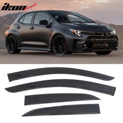 Fits 2019-2026 Toyota Corolla Hatchback & GR Corolla Tape-on Window Visors Deflector