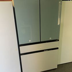 Samsung Glass White French Door Refrigerator 