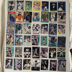 42 Different Ken Griffey Jr Baseball Card Including 1989 Topps Rookie