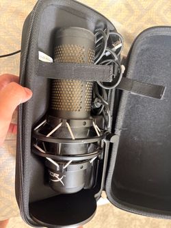 HyperX QuadCast S USB Microphone w/ Mount Adapter – Plug & Play