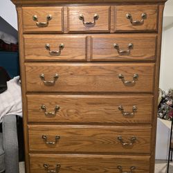 Solid Oak Dresser