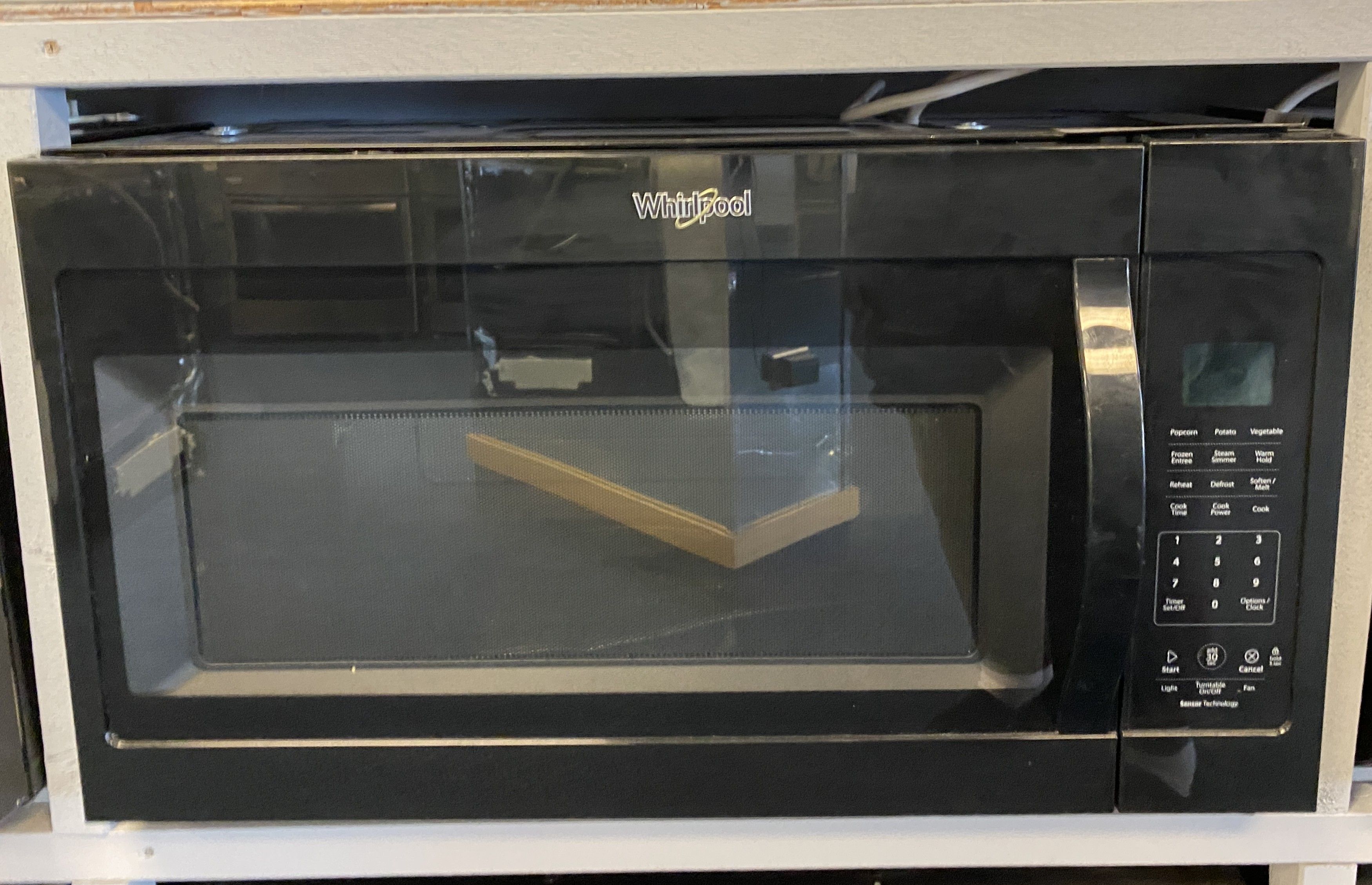 Black Whirlpool Over The Range Microwave (8-0001)